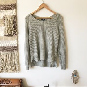 Grey Knit Sweater